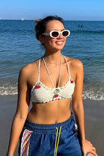 Load image into Gallery viewer, Cherry Bomb Crochet Bikini Top Bralette