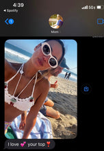 Load image into Gallery viewer, Cherry Bomb Crochet Bikini Top Bralette