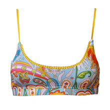 Load image into Gallery viewer, Love All Paisley Printed Tennis Bikini Bralette