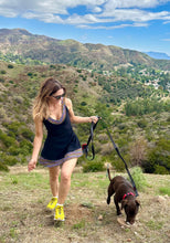 Load image into Gallery viewer, 1972 Tennis Active Dress with Built-in Bra & Shorts in Black