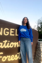 Load image into Gallery viewer, Unisex Laurel Canyon Tennis Club Crewneck Sweatshirt in Blue
