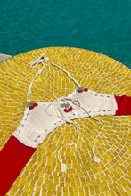 Load image into Gallery viewer, Cherry Bomb Crochet Bikini Top Bralette