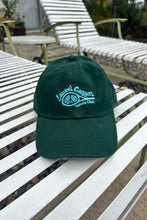 Load image into Gallery viewer, Unisex Laurel Canyon Tennis Club Embroidered Cotton Tennis Hat in Pacific Green