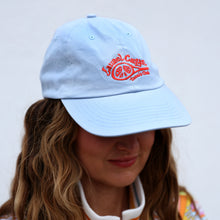Load image into Gallery viewer, Unisex Laurel Canyon Tennis Club Embroidered Cotton Tennis Hat in Blue Dream