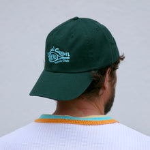 Load image into Gallery viewer, Unisex Laurel Canyon Tennis Club Embroidered Cotton Tennis Hat in Pacific Green