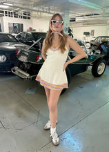 Load image into Gallery viewer, 1972 Tennis Active Dress with Built-in Bra & Shorts in White