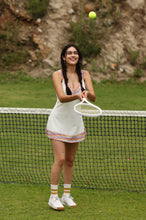 Load image into Gallery viewer, 1972 Tennis Active Dress with Built-in Bra & Shorts in White