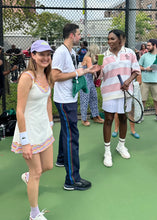 Load image into Gallery viewer, 1972 Tennis Active Dress with Built-in Bra & Shorts in White