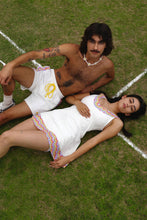 Load image into Gallery viewer, 1972 Built-in Active Dress in White
