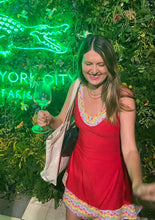 Load image into Gallery viewer, 1972 Tennis Active Dress with Built-in Bra & Shorts in Red