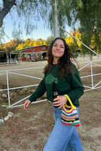 Load image into Gallery viewer, Unisex Laurel Canyon Tennis Club Crewneck Sweatshirt in Dark Green