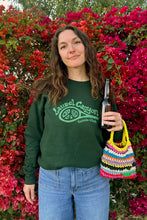 Load image into Gallery viewer, Unisex Laurel Canyon Tennis Club Crewneck Sweatshirt in Dark Green