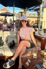 Load image into Gallery viewer, Unisex Laurel Canyon Tennis Club Embroidered Cotton Tennis Hat in Blue Dream