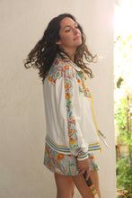 Load image into Gallery viewer, Love All Paisley Printed Unisexy White Track Jacket