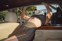 Load image into Gallery viewer, 1972 Sports Bra in Black Rainbow Print