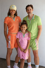 Load image into Gallery viewer, Crochet Men's Polo in Grass Green Terry