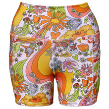 Load image into Gallery viewer, Melty Racquet Floral Printed Biker Shorts with Pockets