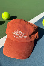 Load image into Gallery viewer, Unisex Laurel Canyon Tennis Club Embroidered Cotton Tennis Hat in Clay Court
