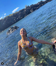 Load image into Gallery viewer, Melty Racquet Floral Printed Sports Bra