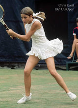 Load image into Gallery viewer, White Lace Tennis Dress with Vintage Drop-Waist Silhouette
