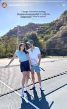 Load image into Gallery viewer, Terrycloth Crochet Women&#39;s Polo in Blue
