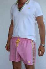 Load image into Gallery viewer, 1972 Unisexy Tennis Shorts in Sunset Pink Terry
