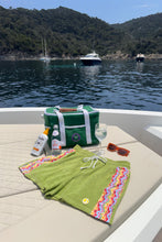 Load image into Gallery viewer, 1972 Unisexy Tennis Shorts in Grass Green Terry
