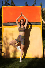 Load image into Gallery viewer, 1972 Sports Bra in Black Rainbow Print
