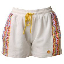 Load image into Gallery viewer, 1972 Unisexy Tennis Shorts in White Terrycloth
