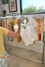 Load image into Gallery viewer, Cotton Knit Crochet Polo - Boxy Crop Top

