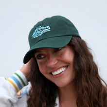 Load image into Gallery viewer, Unisex Laurel Canyon Tennis Club Embroidered Cotton Tennis Hat in Pacific Green
