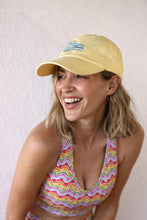 Load image into Gallery viewer, Unisex Laurel Canyon Tennis Club Embroidered Cotton Tennis Hat in LA Yellow
