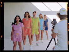 Load image into Gallery viewer, Crochet Women's Polo in Spritz Orange Terry
