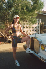 Load image into Gallery viewer, 1972 Sports Bra in Black Rainbow Print

