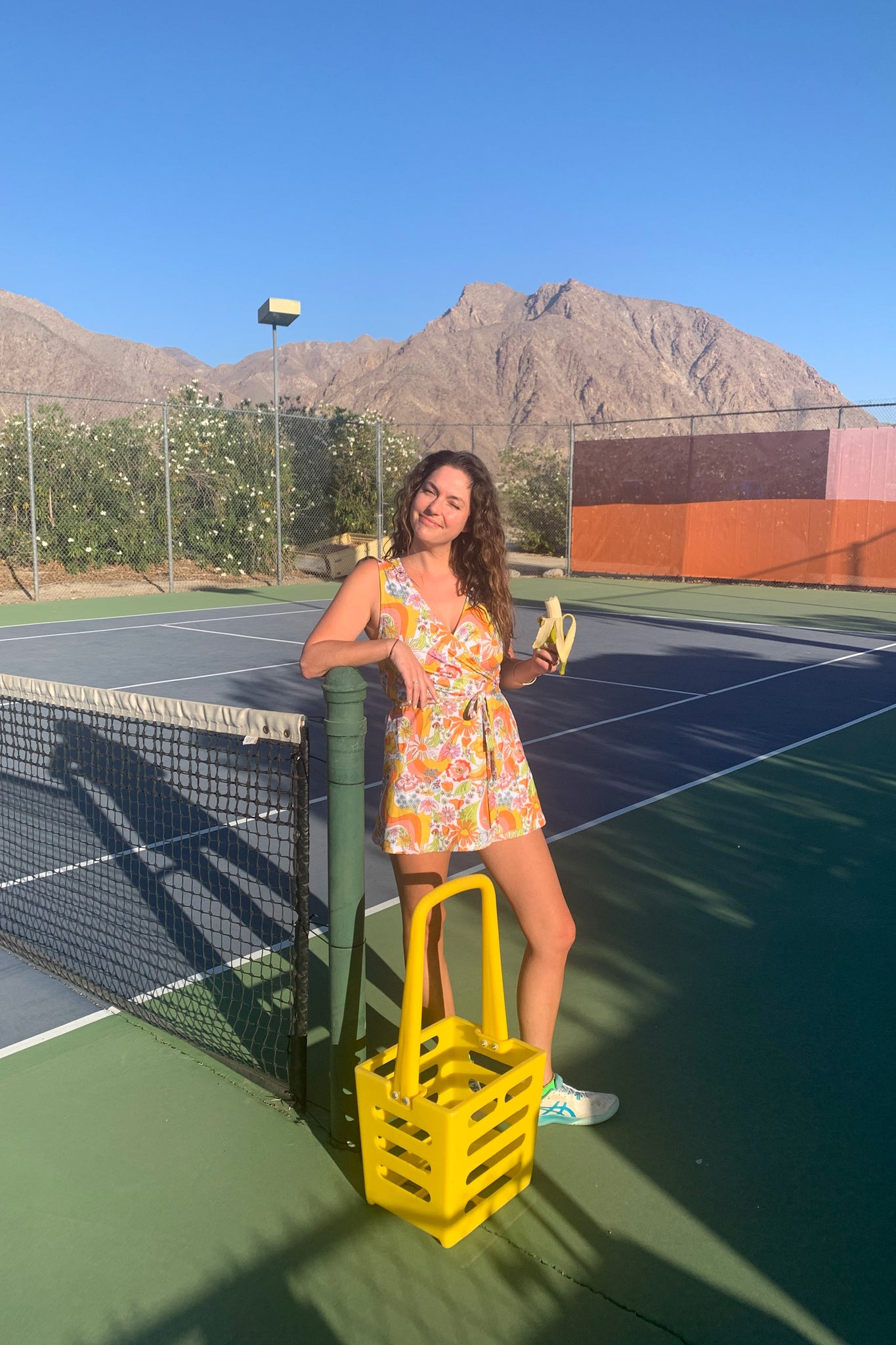 Melty Racquet Floral Printed Tennis Dress Melty Racquet Floral Printed Tennis Dress