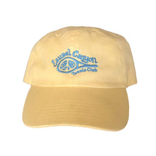 Load image into Gallery viewer, Unisex Laurel Canyon Tennis Club Embroidered Cotton Tennis Hat in LA Yellow
