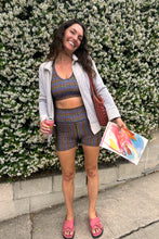 Load image into Gallery viewer, 1972 Sports Bra in Black Rainbow Print
