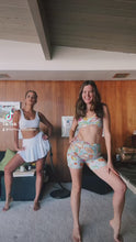 Load and play video in Gallery viewer, Love All Paisley Printed Biker Shorts with Pockets
