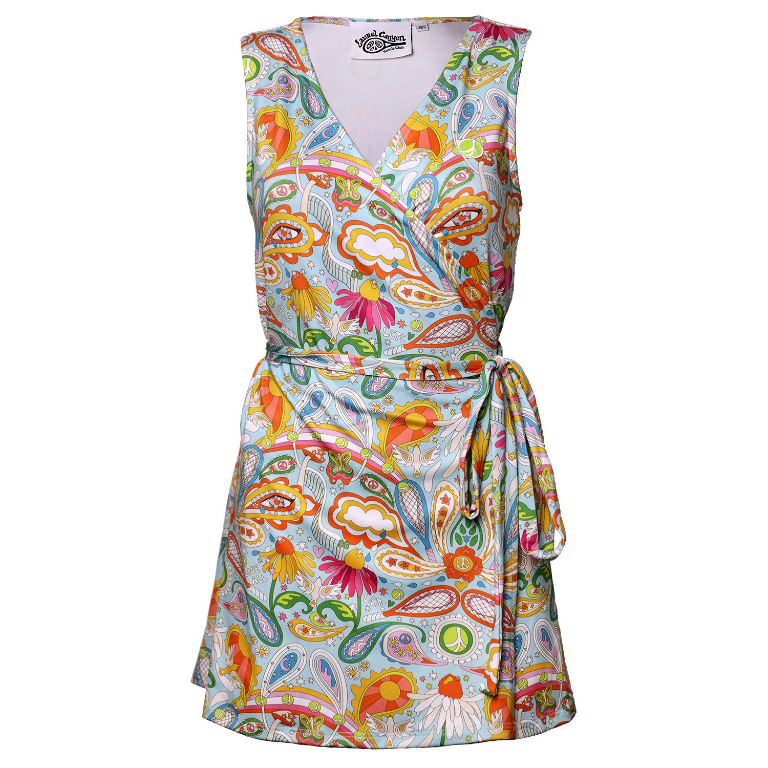 Love All Paisley Printed Tennis Dress L/XL