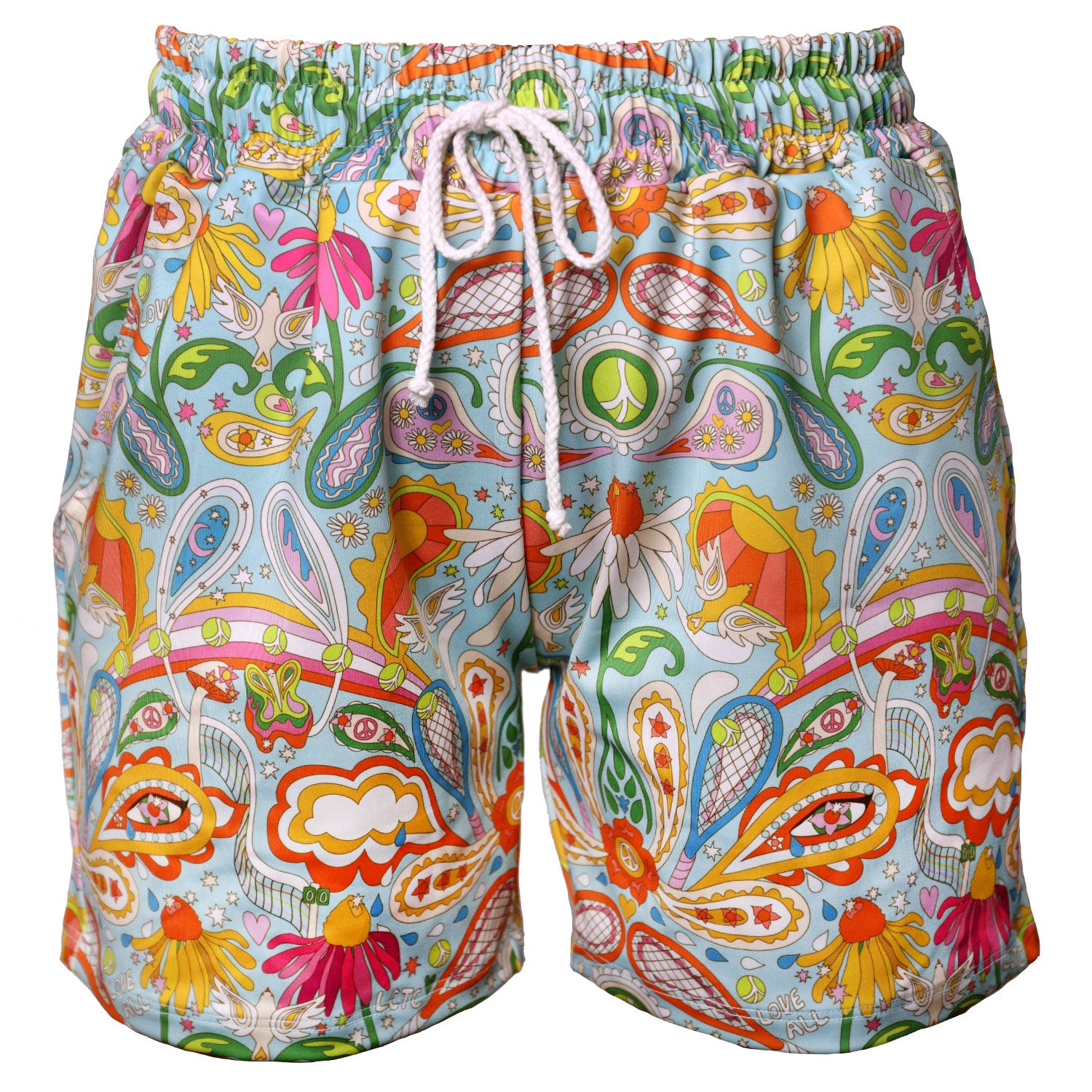 Love All Unisexy Paisley Printed Tennis Shorts – Laurel Canyon